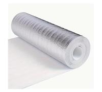 Self Adhesive Aluminium Foam Insulation Foil Roll, 40cm Wide, Easy to Install and DIY, Ideal for Home and Office Use, Efficient Thermal and Sound Insulation