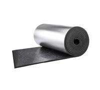 Self Adhesive Aluminium Foil Insulation Roll, Fireproof Thermal Soundproofing Mat for Walls Floors Roofs, 5mm Thick, 107.64 sqft
