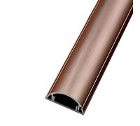 Self Adhesive Aluminum Alloy Cable Trunking, Half Round Cable Cover, Multi-Sizes, Easy Installation, 1m Length