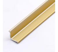 Self-Adhesive Aluminum Alloy Interior Corner Trim, 90 Cm* 3 Pieces Decorative Corner Trim Trim Self-Adhesive Joint Trim for Corners and Edges(Matte Gold,10x20mm)