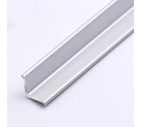 Self-Adhesive Aluminum Alloy Interior Corner Trim, 90 Cm* 3 Pieces Decorative Corner Trim Trim Self-Adhesive Joint Trim for Corners and Edges(Matte Silver,20x20mm)