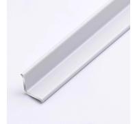 Self-Adhesive Aluminum Alloy Interior Corner Trim, 90 Cm* 3 Pieces Decorative Corner Trim Trim Self-Adhesive Joint Trim for Corners and Edges(Enamel White,30x30mm)
