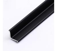 Self-Adhesive Aluminum Alloy Interior Corner Trim, 90 Cm* 3 Pieces Decorative Corner Trim Trim Self-Adhesive Joint Trim for Corners and Edges(Matte Black,10x10mm)