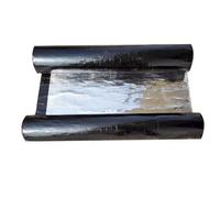 Self-adhesive aluminum foil bituminous tape, waterproof sealing tape, multi-purpose heat-insulated butyl roof repair tape, for roof leaks, surface cracks