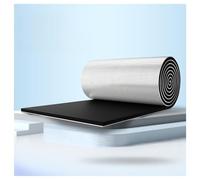 Self Adhesive Aluminum Foil Insulation Roll Thermal Soundproofing Cotton Layer Heat Reflector & Radiant Barrier for Roofs Walls & Campers (25mm T 1x4m/3.2x13.1ft)