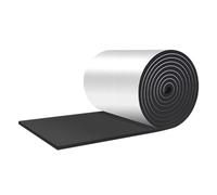 Self-Adhesive Aluminum Foil Insulation Sheet - Waterproof Thermal Barrier & Soundproof Acoustic Foam for Roof, Wall, Duct, Pipe - 5MM Thickness
