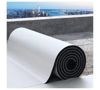 Self Adhesive Aluminum Foil Insulation, Thermal Soundproof Layer, Heat Reflector & Radiant Barrier, Ideal for Roofs and Walls, 10MM Thick, 1*8m