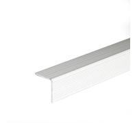 SELF-Adhesive ANODISED Aluminium Anti Non Slip Stair Edge Nosing Trim 900mm x 25mm x 25mm A40 Silver