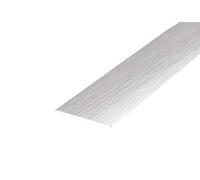 Self-Adhesive Anodised Aluminium Door Threshold - 30mm x 930mm (3.05 ft) Floor Trim Bar, Available in Multiple Finishes LPPG30K TMW Profiles (Brushed Silver)