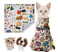 Self-adhesive Anti-bite Anti-scratch Cat Wrapping Blanket Escape- Restraint Wrap for Nail Trimming Grooming Vet Visits More