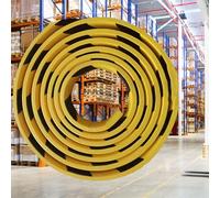 Self-Adhesive Anti-Collision Wall Edge Corner Guards, U-Shaped NBR Rubber Bumper Strips for Garage, Warehouse & Commercial Spaces