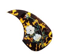 Self-adhesive Anti-scratch Plate, Classical Folk Acoustic Guitar Elastic Soft Rubber Pickguard Guitar Self-adhesive Anti-scratch Plate(Yellow)