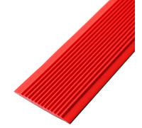 Self Adhesive Anti Slip Strip,PVC Stair Flooring Transition Strip,Cuttable Outdoor Non Slip Strip,Dirt Resistant Edge Decoration(Red)