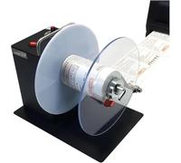 Self-Adhesive Barcode Label Rewinding Machine, Two-Way Automatic Rewinder for Clothing Tagging and Efficient Label Management