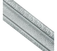 Self-Adhesive Baseboard Foam Wall Stickers Self Adhesive Waterproof Baseboard Wallpaper Border Sticker Living Room Bedroom Home Decor(Silver Gray,115x4.8x0.6cm)