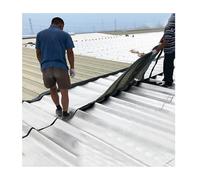 Self Adhesive Bitumen Roof Repair Tape Waterproof Roofing Underlayment Roll for Leaks Cracks and Pipe Repairs (2mm Thickness 1m x 9m) Durable Roof Protector