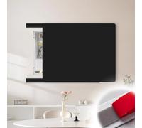 Self Adhesive Breaker Box Cover with Sliding Door, Ultra-Thin Electrical Panel Cover Indoor, Decorative Painting Distribution Box Cover(Black,16x12in/40x30cm)