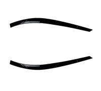 Self-Adhesive Car Front Headlights Eyebrow Eyelid Trim Cover Stickers For Tiguan MK1 2011 2012-2016 Auto Accessorie(Gloss Black)