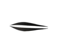 Self-Adhesive Carbon Fiber Car Accessories Front Headlight Eyebrow Eyelid Trims Stickers For 3 Series F30 F35 Auto Styling