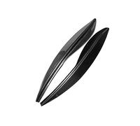 Self-Adhesive Carbon Fiber Car Front Headlight Eyebrow Trim Cover Stickers For Jazz 2009 2010 2011 2012 Auto Accessories