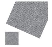 Self Adhesive Carpet 10-30pc Self-adhesive Carpet Square 30cm*30cm Peel And Stick Removable Sticker For DIY Home Furnishing Wall Tiles(Light Gray,20pcs)