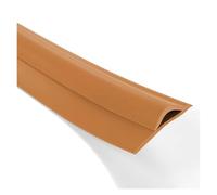 Self-Adhesive Carpet Edge Protector Threshold Strip, Anti-Slip Flexible PVC Floor Transition Strip for Doorway Floor Transitions, Rug Edging Trim for Homeowners, Pets & Cleaning Devices(Brown,3m)