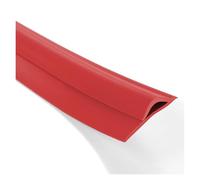 Self-Adhesive Carpet Edge Protector Threshold Strip, Anti-Slip Flexible PVC Floor Transition Strip for Doorway Floor Transitions, Rug Edging Trim for Homeowners, Pets & Cleaning Devices(Red,3m)