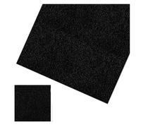 Self Adhesive Carpet Floor Tiles Sticker Square Rugs Peel and Stick Mat DIY Flooring Kitchen Dining Room Bedroom(Black,10pc)