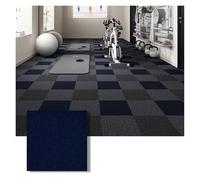 Self Adhesive Carpet Tiles 1-30PCS Self Adhesive Carpet Tile Easy Peel Stick Soundproof Office Floor 30PCS Sticker Square Mat(3-color splicing,30x30cm 12pcs)