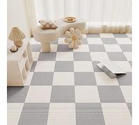 Self Adhesive Carpet Tiles 10 12 14pcs Non Slip Squre 50x50cm Multipurpose and Multi Color Stitching Easy