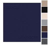 Self-Adhesive Carpet Tiles 50 x 50 cm Self-Lying - Set of 10 - 2.5 m² - Carpet Tiles with Back Coverage, Carpet Flooring to Cut to Size for Office, Home, Commerce, Dark Blue