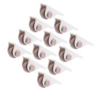 Self-adhesive Caster 12pcs Pink Abs Storage Box Wheel