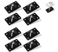 Self Adhesive Caster Wheels, 360° Rotation Stick-On Furniture Rollers, Low Profile Appliance Sliders for Kitchen Gadgets, Storage Bins, Countertop Containers and Trash Cans (A8pcs)