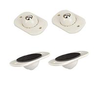 Self Adhesive Casters Pulley ?Castors Plastic Small Cute Wheels Moving Accessories DIY Mini Casters Ball Castors for Small Furniture Trash Can Box Storage Box(Blu,8Pcs)