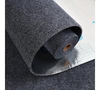 Self Adhesive Cat Scratch Mats Indoor Grey 60CMx2M Cat Scratching Carpet Peel And Stick Wall Mounted Scratch Pad for Cats Trees Thick Dark Grey DIY Roll Cats Scratching Felt Fabric