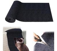 Self-Adhesive Cat Scratching Mat, 40x200cm Anti Scratch Furniture Protector, Furniture Scratch Guard for Sofa Couch Corners, Cat Scratch Training Tape Protection for Doors Furniture (Black)