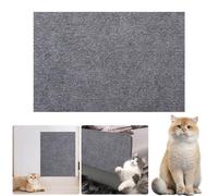 Self-Adhesive Cat Scratching Mat Anti Scratch Cat Furniture Protectors Trimmable Cat Scratching Carpet Reusable Cat Scratching Mat Scratcher Pad for Furniture Sofa Wall (Light Gray, 40 * 100cm)