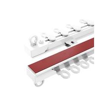 Self Adhesive Ceiling Or Wall Curtain Track, Sliding Curtain Rail, Easy To Install Self Adhesive Curtain Rod For Closet Kitchen(Side mount,110cm)