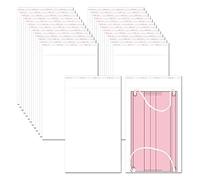 Self Adhesive Cellophane Bags 300pcs 5"x7" Transparent Cello Bags Clear Self Sealing OPP Poly Bags 50µm for Cookies Candies Seed Beads Soap Chocolates (8 Sizes for Choosing)