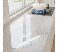 Self Adhesive Clear Protective Film for Stove Countertop Removable Backsplash Wall Protector Durable Contact Paper for Home Office Restaurant Coffee Shop (70x180cm/27.6x70.9in)