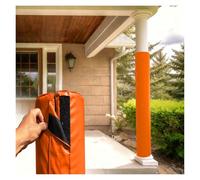 Self-Adhesive Column Wrap Padding for Kids 2"-20" Diameter Post Safety Pad - Protect Basement Poles Playground Garage & Courts from Injuries