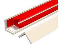 Self-Adhesive Corner Guards for Walls, 89° Edge Protector Trim for Bedroom, Bathroom, Doorway and Living Room Decor(Dark beige,1.5x300cm/0.6x118.1in)