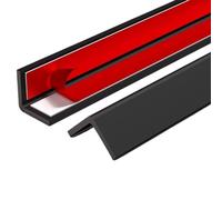 Self-Adhesive Corner Guards for Walls, 89° Edge Protector Trim for Bedroom, Bathroom, Doorway and Living Room Decor(Black,2.5x200cm/1.0x78.7in)