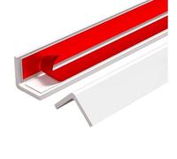 Self-Adhesive Corner Guards for Walls, 89° Edge Protector Trim for Bedroom, Bathroom, Doorway and Living Room Decor(Milk,2.5x300cm/1.0x118.1in)