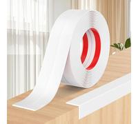 Self-Adhesive Corner Protector Trim 32.8ft White Peel and Stick Wall Edge Guard for Countertops and Walls