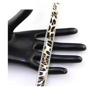 Self-Adhesive Crystal Rhinestone Ribbon, Diamond Ribbons Hot Fix Tape 1 Yard for DIY Leopard Python Patterns(Leopard 02)