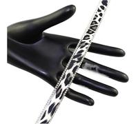 Self-Adhesive Crystal Rhinestone Ribbon, Diamond Ribbons Hot Fix Tape 1 Yard for DIY Leopard Python Patterns(Leopard 01)