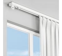 Self Adhesive Curtain Rod System No Drill Ceiling Wall Mount for Silent Tracks Ideal for Bedroom Shower RV Living Room 3.50m Length