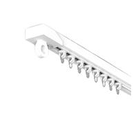 Self Adhesive Curtain Track 70 600cm for Ceiling or Wall No Drill Curtain Rod Sliding Room Divider for Bedroom & Bathroom (500cm 16.4FT 4 x 125cm)