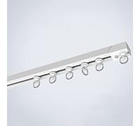 Self-Adhesive Curtain Track 90-Degree Corner Kit 4.0M White Top Mount Easy Installation Perfect for Home Decor and Window Treatment Solutions